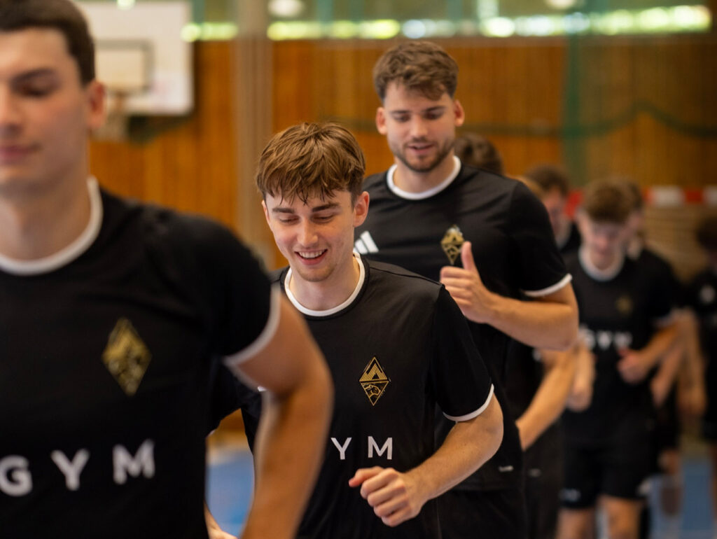 Spieler der Münchner Panther beim Training